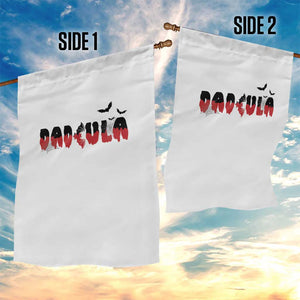 Halloween Couple Matching Garden Flag Dadcula Couples Daddy Husband Vampire Bat Spider Web TS11 Print Your Wear