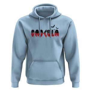 Halloween Couple Matching Hoodie Dadcula Couples Daddy Husband Vampire Bat Spider Web TS11 Light Blue Print Your Wear