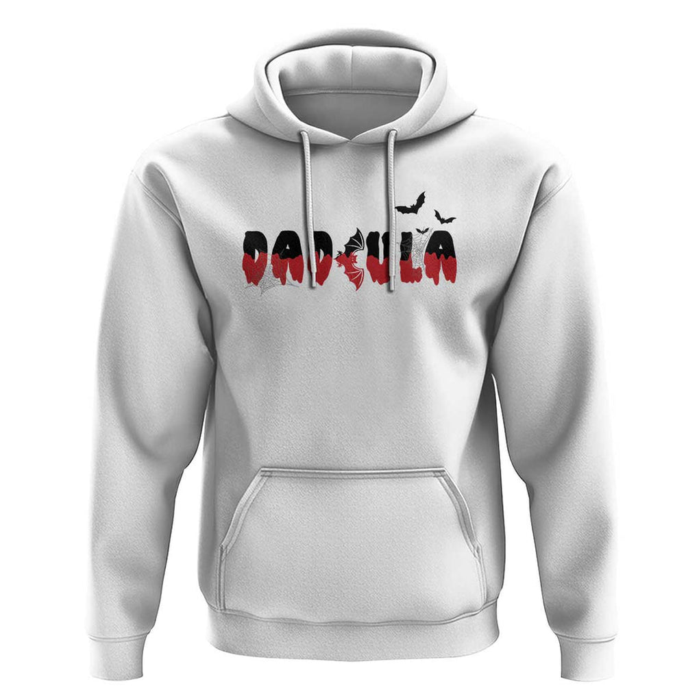 Halloween Couple Matching Hoodie Dadcula Couples Daddy Husband Vampire Bat Spider Web TS11 White Print Your Wear