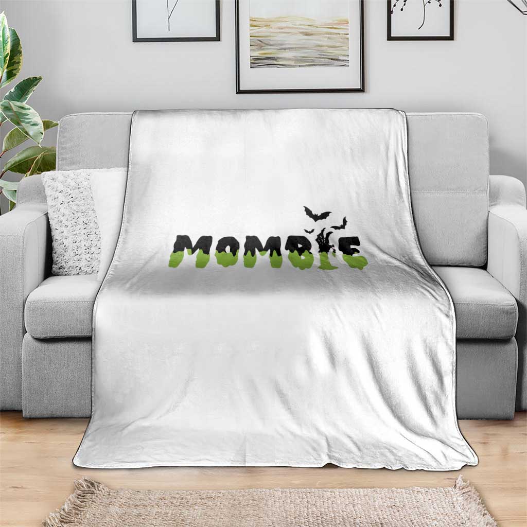 Halloween Couple Matching Throw Blanket Mombie Couples Mommy Wife Zombie Hand Bat TS11 Print Your Wear