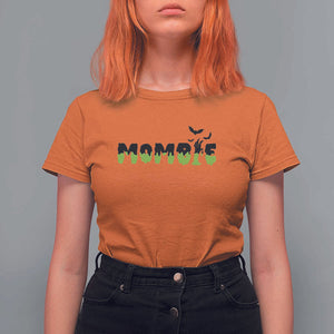 Halloween Couple Matching T Shirt For Women Mombie Couples Mommy Wife Zombie Hand Bat TS11 Orange Print Your Wear