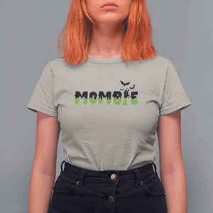 Halloween Couple Matching T Shirt For Women Mombie Couples Mommy Wife Zombie Hand Bat TS11 Sand Print Your Wear