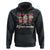 Funny Halloween Hoodie Let's Watch Horror Movies Popcorn Drinks Murderer Bat TS11 Black Print Your Wear