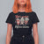 Funny Halloween T Shirt For Women Let's Watch Horror Movies Popcorn Drinks Murderer Bat TS11 Black Print Your Wear