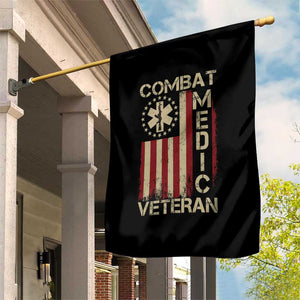 Combat Medic Veteran Garden Flag Medical Military Vintage American Flag TS11 Print Your Wear