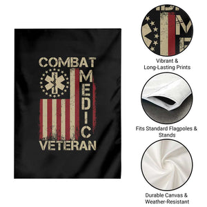 Combat Medic Veteran Garden Flag Medical Military Vintage American Flag TS11 Print Your Wear