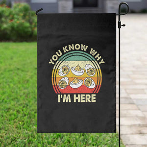 Funny Thanksgiving Deviled Eggs Garden Flag You Know Why I Am Here Easter Day TS11 Print Your Wear