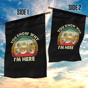 Funny Thanksgiving Deviled Eggs Garden Flag You Know Why I Am Here Easter Day TS11 Print Your Wear