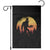 Bigfoot Pilgrim Turkey Pumpkin Thanksgiving Day Garden Flag TS11 Black Print Your Wear
