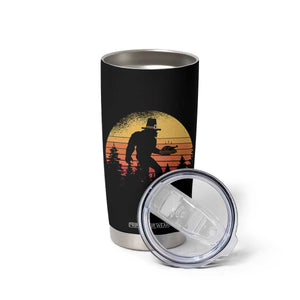 Bigfoot Pilgrim Turkey Pumpkin Thanksgiving Day Tumbler Cup TS11 Print Your Wear