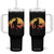 Bigfoot Pilgrim Turkey Pumpkin Thanksgiving Day Tumbler With Handle TS11 One Size: 40 oz Black Print Your Wear