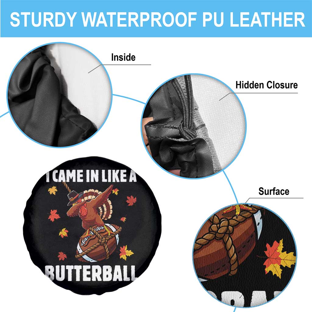 Funny I Came In Like A Butterball Spare Tire Cover Thanksgiving Dabbing Turkey TS11 Print Your Wear