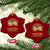 Funny Thanksgiving Day Turkey Drop Ceramic Ornament As God Is My Witness I Thought Turkeys Could Fly TS11 Print Your Wear