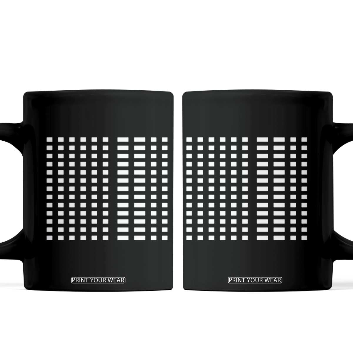 Six Seven 67 Morse Code Coffee Mug Subtle Secret Gen Alpha Meme TS11 Black Print Your Wear