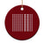 Six Seven 67 Morse Code Ceramic Ornament Subtle Secret Gen Alpha Meme TS11 1pc Red Print Your Wear