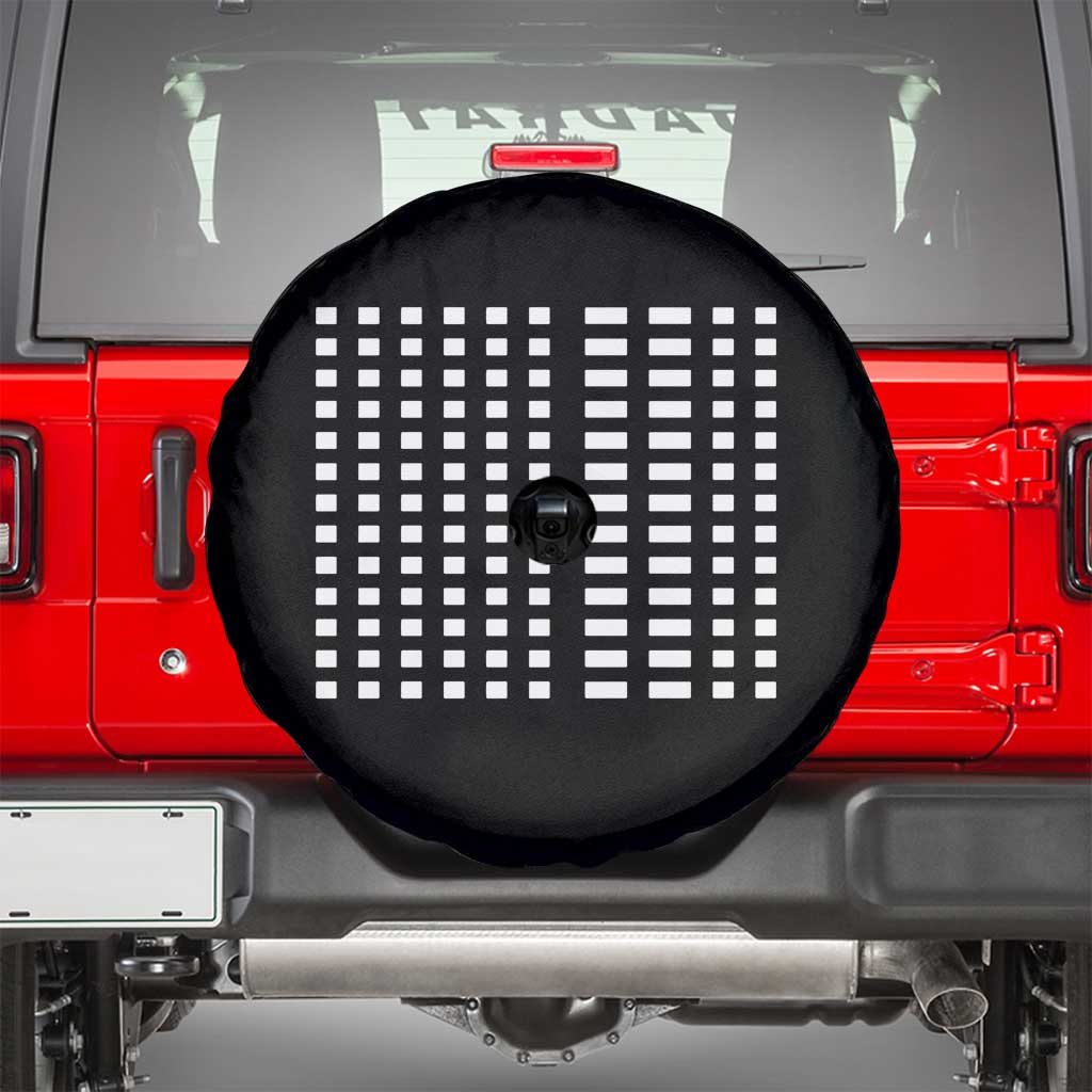 Six Seven 67 Morse Code Spare Tire Cover Subtle Secret Gen Alpha Meme TS11 Black Print Your Wear