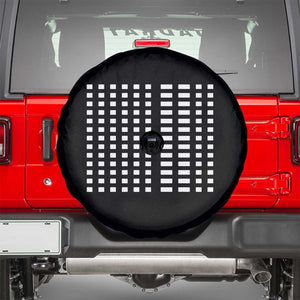 Six Seven 67 Morse Code Spare Tire Cover Subtle Secret Gen Alpha Meme TS11 Black Print Your Wear