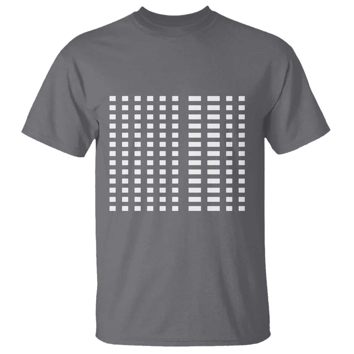 Six Seven 67 Morse Code T Shirt Subtle Secret Gen Alpha Meme TS11 Charcoal Print Your Wear
