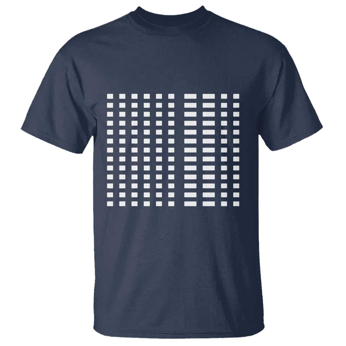 Six Seven 67 Morse Code T Shirt Subtle Secret Gen Alpha Meme TS11 Navy Print Your Wear