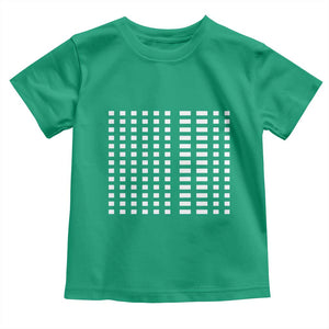 Six Seven 67 Morse Code Toddler T Shirt Subtle Secret Gen Alpha Meme TS11 Irish Green Print Your Wear