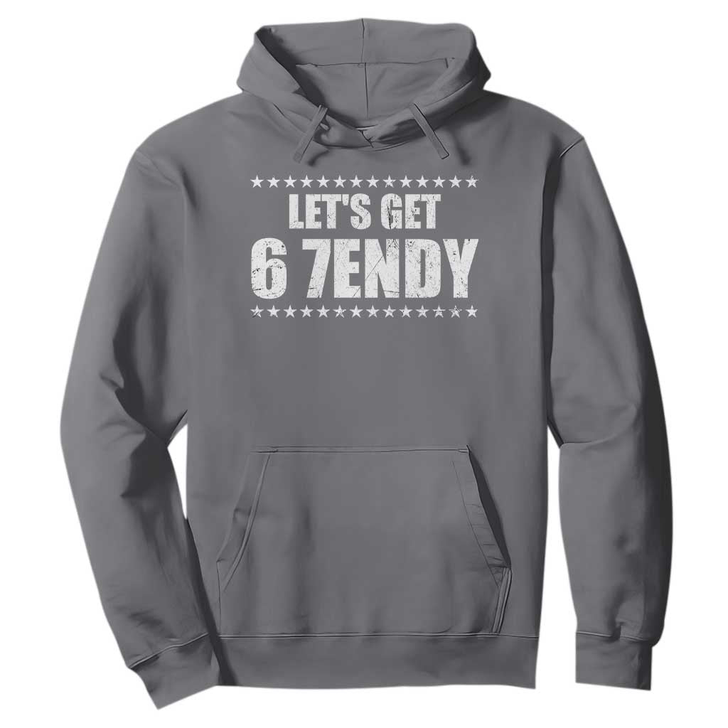 Lets Get Sendy 67 Six Seven Meme Alpha Slang Star Hoodie TS11 Charcoal Print Your Wear