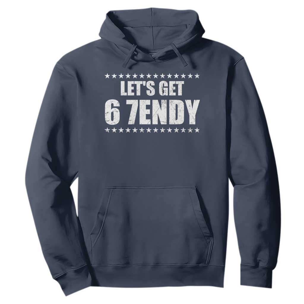 Lets Get Sendy 67 Six Seven Meme Alpha Slang Star Hoodie TS11 Navy Print Your Wear