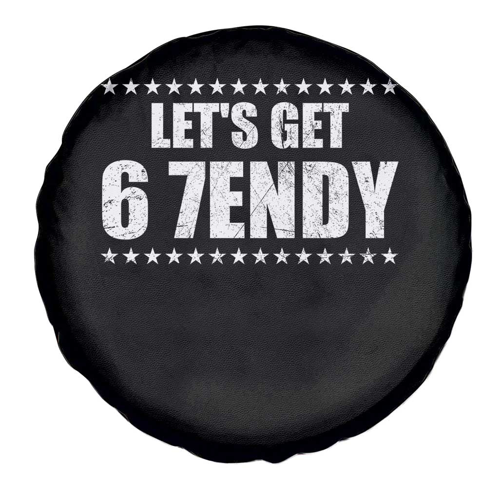 Lets Get Sendy 67 Six Seven Meme Alpha Slang Star Spare Tire Cover TS11 Print Your Wear