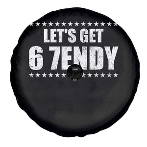 Lets Get Sendy 67 Six Seven Meme Alpha Slang Star Spare Tire Cover TS11 Print Your Wear