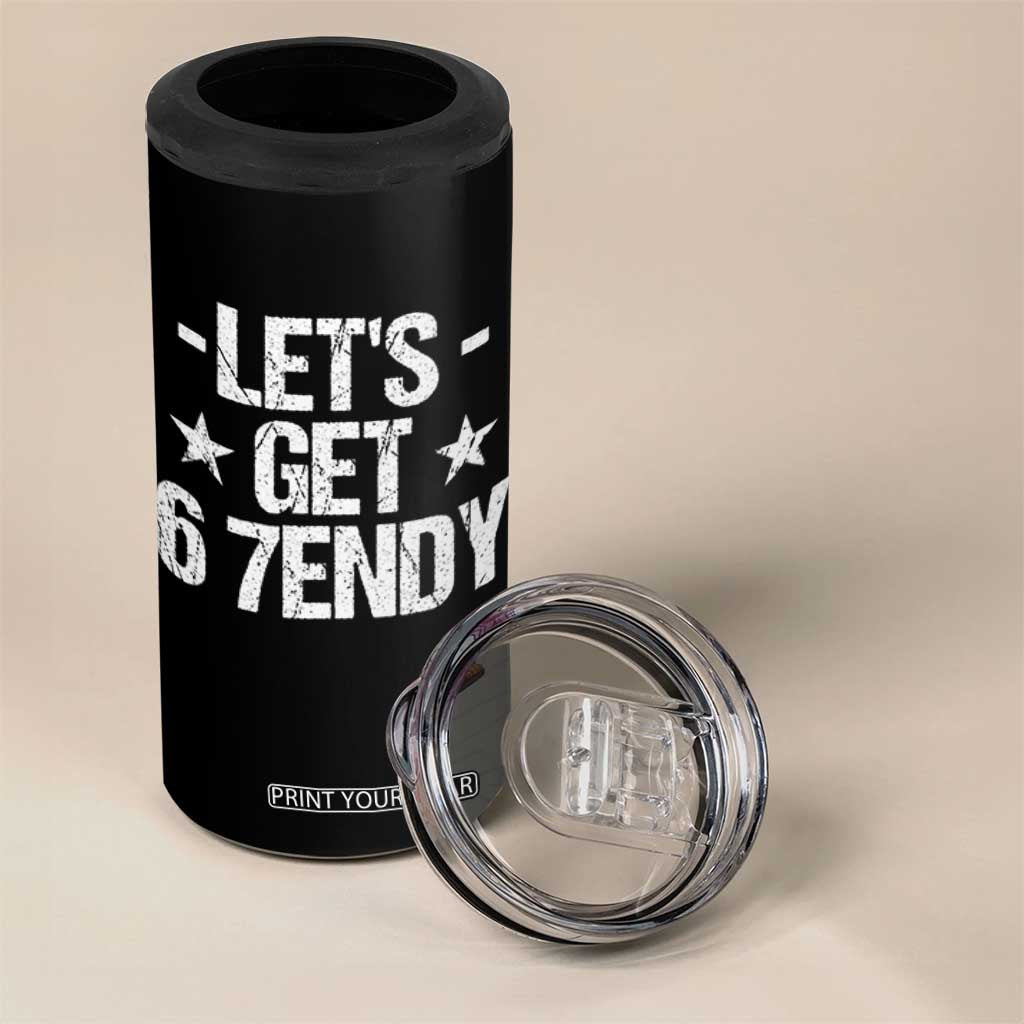 Lets Get Sendy 67 Six Seven Meme Alpha Slang 4 in 1 Can Cooler Tumbler TS11 Print Your Wear