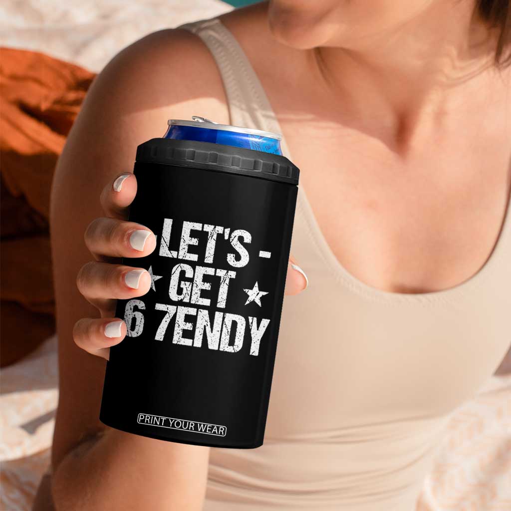 Lets Get Sendy 67 Six Seven Meme Alpha Slang 4 in 1 Can Cooler Tumbler TS11 Print Your Wear