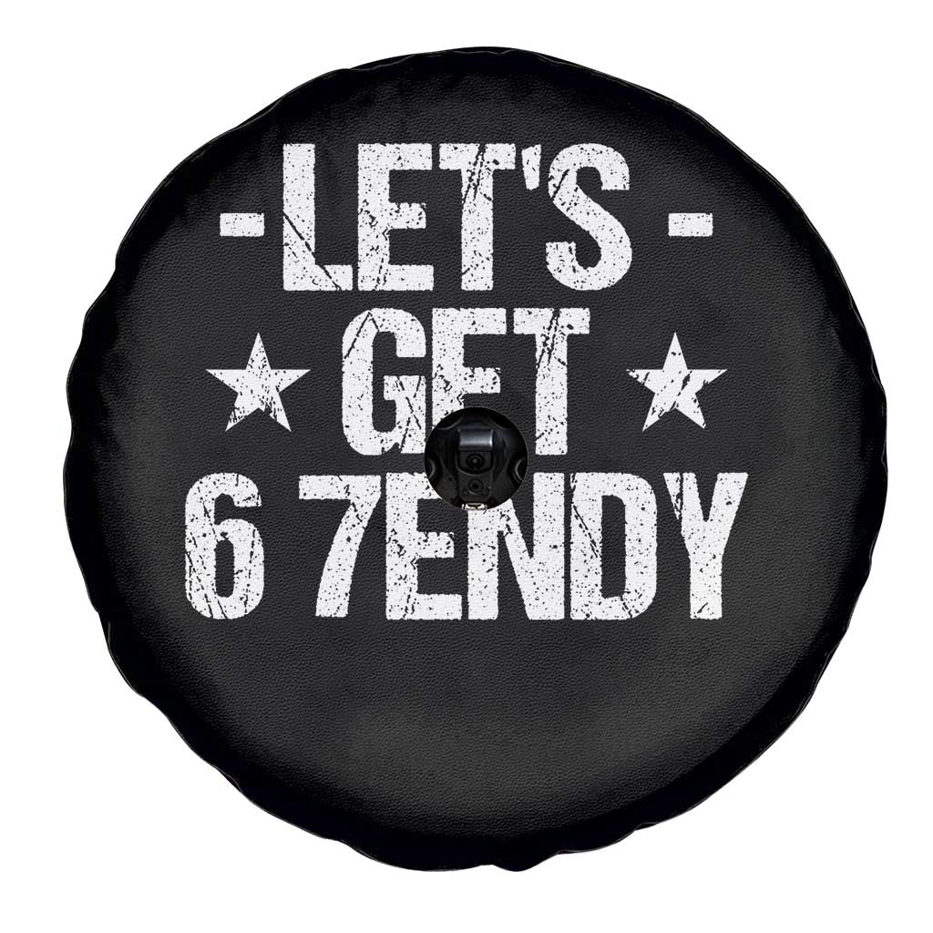 Lets Get Sendy 67 Six Seven Meme Alpha Slang Spare Tire Cover TS11 Print Your Wear