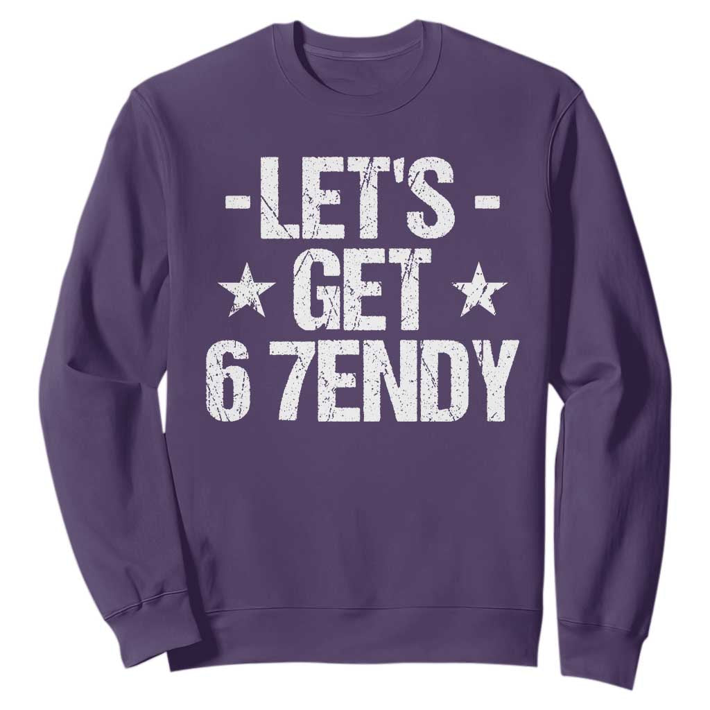 Lets Get Sendy 67 Six Seven Meme Alpha Slang Sweatshirt TS11 Purple Print Your Wear