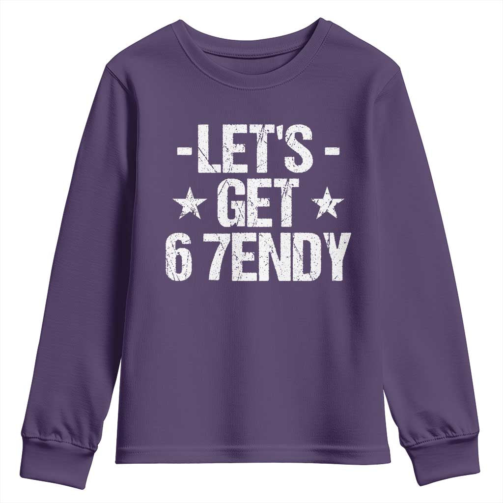 Lets Get Sendy 67 Six Seven Meme Alpha Slang Youth Sweatshirt TS11 Purple Print Your Wear