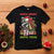 Funny Christmas Racoon T Shirt Sorta Merry Sorta Feral Xmas Wreath TS11 Black Print Your Wear