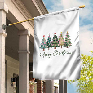 Merry Christmas Coquette Xmas Tree Garden Flag Cute Pink Bow TS11 Print Your Wear