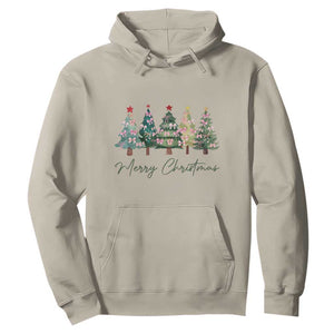 Merry Christmas Coquette Xmas Tree Hoodie Cute Pink Bow TS11 Sand Print Your Wear