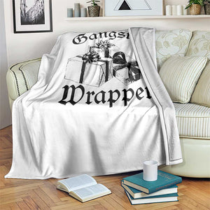 Funny Christmas Throw Blanket Gangster Wrapper Vintage Presents Gift TS11 Print Your Wear