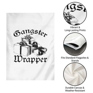 Funny Christmas Garden Flag Gangster Wrapper Vintage Presents Gift TS11 Print Your Wear