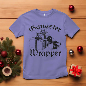 Funny Christmas T Shirt Gangster Wrapper Vintage Presents Gift TS11 Violet Print Your Wear