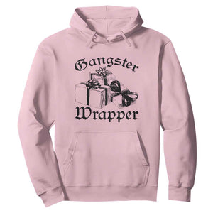 Funny Christmas Hoodie Gangster Wrapper Vintage Presents Gift TS11 Light Pink Print Your Wear