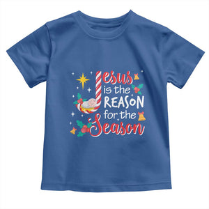 Jesus Is The Reason For The Season Baby Shirt Christmas Jolly Bell TS11 Royal Blue Print Your Wear