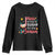 Jesus Is The Reason For The Season Youth Sweatshirt Christmas Jolly Bell TS11 Black Print Your Wear