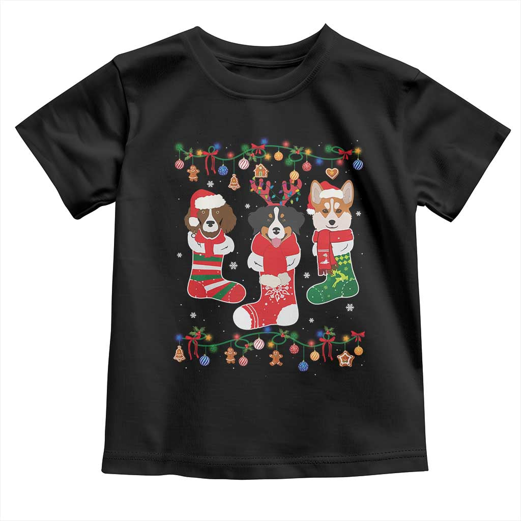 Funny Christmas Dog Owner Baby Shirt Socks Xmas Holiday TS11 Black Print Your Wear