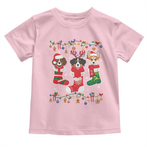 Funny Christmas Dog Owner Baby Shirt Socks Xmas Holiday TS11 Light Pink Print Your Wear