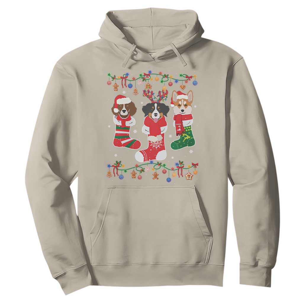 Funny Christmas Dog Owner Hoodie Socks Xmas Holiday TS11 Sand Print Your Wear