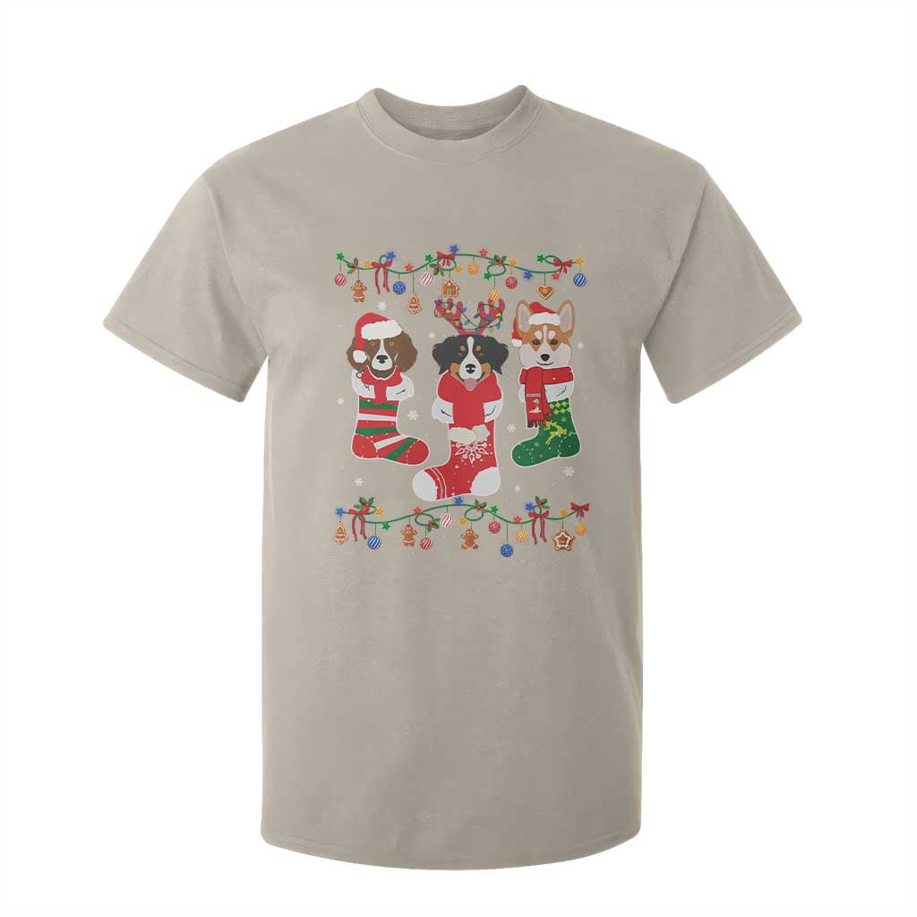Funny Christmas Dog Owner T Shirt For Kid Socks Xmas Holiday TS11 Sand Print Your Wear