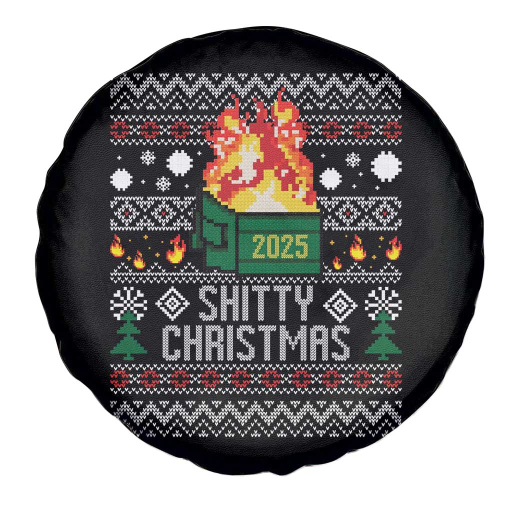 Funny Xmas Lil Dumpster Fire Spare Tire Cover Shitty Christmas Festive Holiday TS11 Print Your Wear