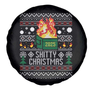 Funny Xmas Lil Dumpster Fire Spare Tire Cover Shitty Christmas Festive Holiday TS11 Print Your Wear