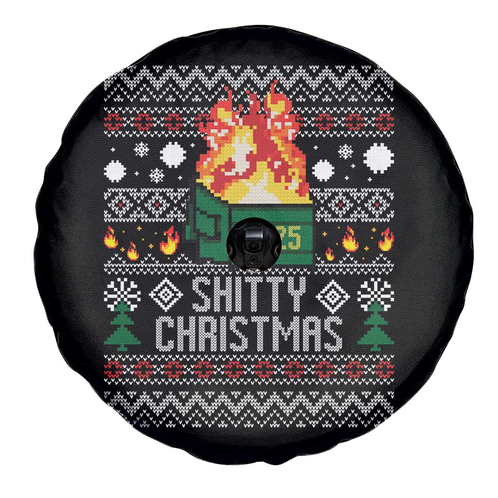 Funny Xmas Lil Dumpster Fire Spare Tire Cover Shitty Christmas Festive Holiday TS11 Print Your Wear