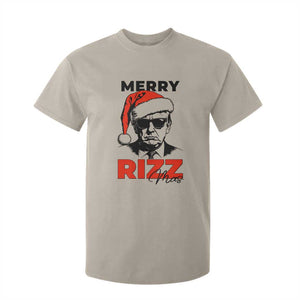 Funny Merry Rizzmas Trump T Shirt For Kid Christmas Santa Trump 2024 TS11 Sand Print Your Wear